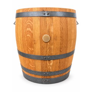 Blumenkübel als 3/4 Fassabschnitt von einem 225L Barrique Weinfass