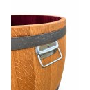 Blumenkübel als 3/4 Fassabschnitt von einem 225L Barrique Weinfass
