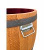 Blumenkübel als 3/4 Fassabschnitt von einem 225L Barrique Weinfass