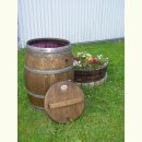 Weinfass Regentonne 225L, 88cm Hoch, mit Deckel u....