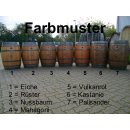 Stehtisch mit Ablage aus Weinfass