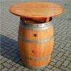 Stehtisch mit Ablage aus Weinfass