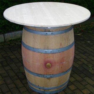 Weinfass Stehtisch mit 100 cm Tischplatte