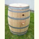 Weinfass 225L Regenwasserfass aus Holz inkl. Deckel 93-95cm hoch
