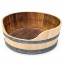 Luxus Hundebett & Katzenbett aus echtem Weinfass |...