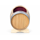 Hochbeet auf Massivholz Lager aus Weinfass