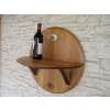 Wandregal aus Barrique Weinfass Fassboden