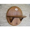 Wandregal aus Barrique Weinfass Fassboden