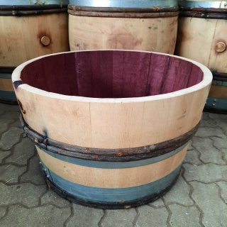 1/2 Fassabschnitt vom 228L Burgund Weinfass