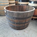67cm hoher Fassabschnitt vom 600L Barrique Weinfass