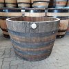 67cm hoher Fassabschnitt vom 600L Barrique Weinfass