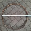 Fassreifen aus Holz ca 62 cm Ø vom 228L Burgund Weinfass
