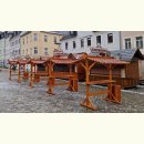 Rustikaler Massivholz-Stehtisch – Handgefertigt...